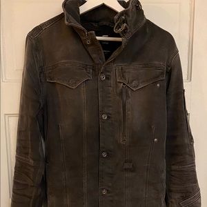 G•Star Raw Black Denim Jacket